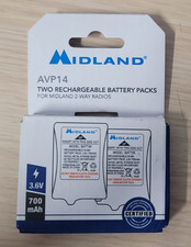 Midland Rechargeable Battery Pack- 2PACK-For Radio 700 mAh - 3.6 V - AVP14