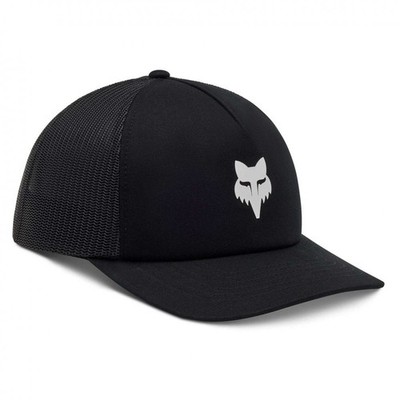 Fox Racing Herren Cap - FOX HEAD Truckermütze (schwarz)