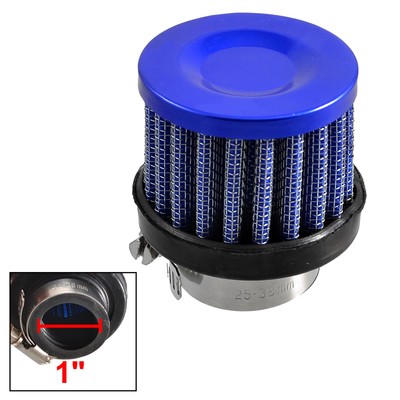 Auto Motor Luftfilter Entlüftungsfilter 25mm Sportluftfilter LUFTFILTER blau