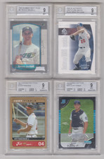 (4) - Rocco Baldelli RC, Brad Sullivan, Jeff Francoeur, Jeff Clement RC - MINT 9