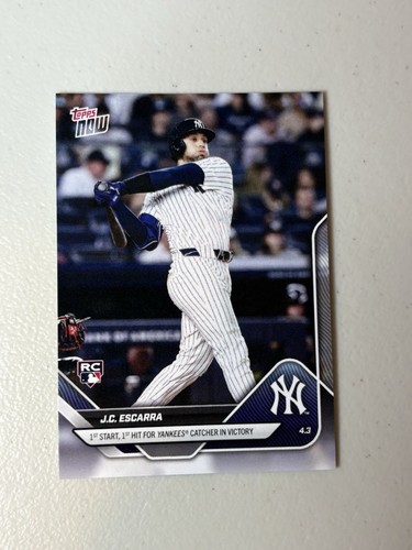 2025 Topps Now 38 J.C. Escarra