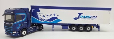 ELIGOR, SCANIA 500 S 4x2 mit 3-Achs-Getreidekipper TRANSFIM, 1/43, ELI118798