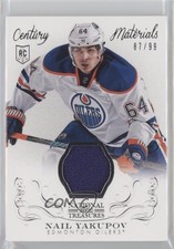 2013-14 National Treasures Century Materials 87/99 Nail Yakupov Rookie RC 5x8
