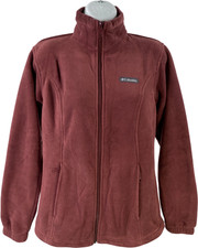 Columbia Women s Burgundy Benton Springs Full Zip Fleece Jacket - S