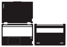 Carbon fiber Vinyl Sticker Cover Skin for Lenovo YOGA 7 (2-in-1) 16 AHP9  Laptop