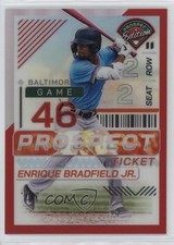 2024 Panini Prospect Edition Red Prizm 170/199 Enrique Bradfield Jr #6 1a7j