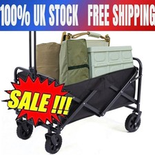 Image of 200L Festival Trolley on Wheels Folding Wagon Portable Camping Cart Collapsible