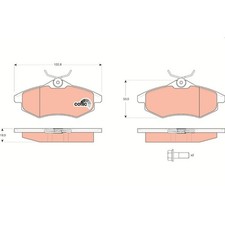 Kits de frein Citroen C2