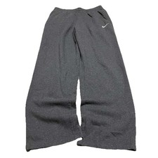Nike Women's Sportwear Club Fleece Mid Rise Leg Pants Charcoal Grey Size Medium