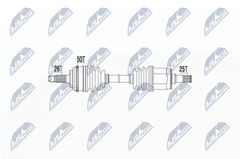 Fits NTY NPW-HD-040 DRIVESHAFT - Image 5
