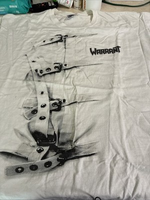 Rare Warrant Tour Metal Shirt Whitesnake Motley Crue Poison Def Leppard XL