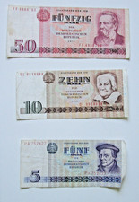 Banknoty NRD oryginalne, używane