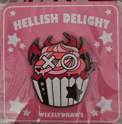 Helluva Boss Verosika Mayday Cupcake Enamel Pin Unofficial