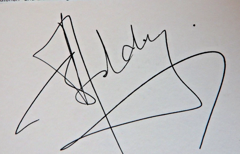 Handschriftliches Autogramm brasilianischer Opernsänger Aldo Baldin (123426) - Bild 2 von 2