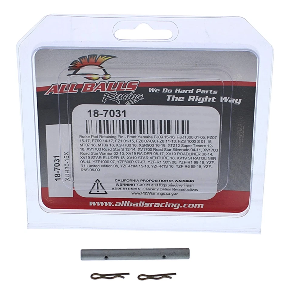 New All Balls Front Caliper Bolt Kit 18-7031 for Yamaha FZ09 14-16 Foto 3 de 4