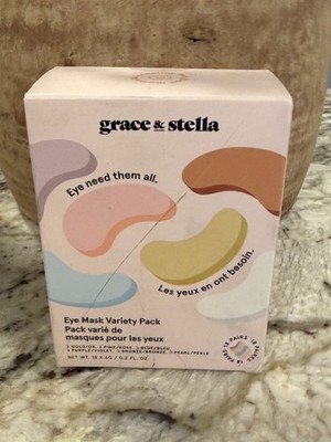 Grace & Stella Eye Need Them All Eye Mask Variety Pack 18 Pairs NEW Sealed