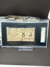 1909 World Series Ticket - Honus Wagner Vs. Ty Cobb - Impossibly Rare!