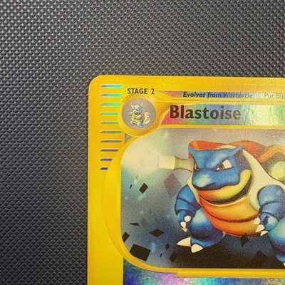 Pokémon Vintage Reverse Holo Blastoise 036/165 Expedition, Wotc E