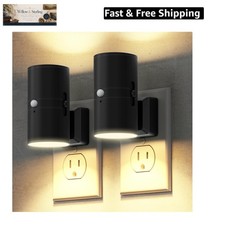 Motion Sensor Night Light,2 Pack Motion Activated Plug in Night Lights, 0-100...