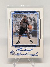 1999 SP Top Prospects Vital Signs Autograph Rasheed Brokenborough