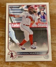 2022 Topps Chrome Brandon Marsh ROOKIE RC #133 Los Angeles Angels