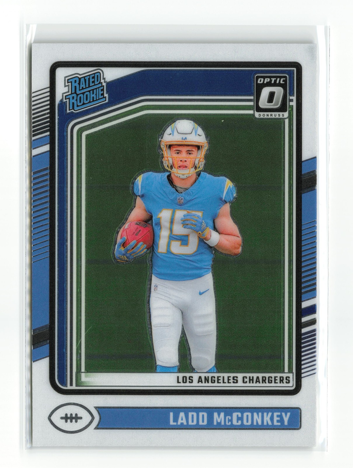 2024 PANINI DONRUSS OPTIC ROOKIE LADD MCCONKEY #266 RC CHARGERS ROOKIE
