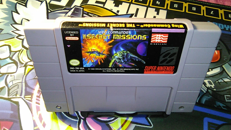 Wing Commander Secret Missions SNES cleaned tested Super Nintendo 1993 The SFC - Image 3 of 4