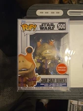 Funko Pop! Star Wars: Jar Jar Binks GameStop Exclusive #500 (IN PROTECTOR)