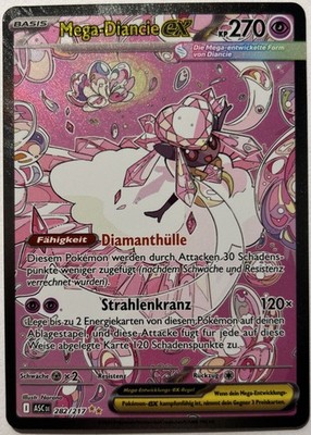 Pokemon Mega-Diancie EX Deutsch 282/217 Erhabene Helden SIR Near Mint