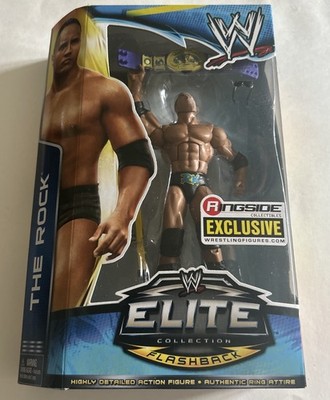 WWE Mattel Elite THE ROCK Wrestling Figure Ringside Collectibles Exclusive