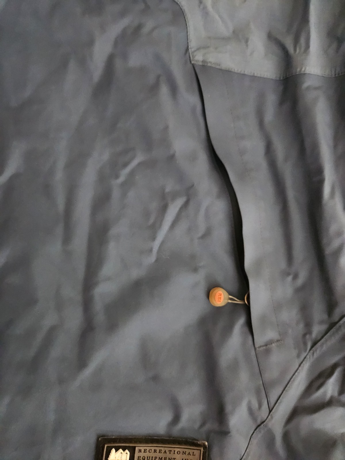 REI Elements Jacket Blue Full Zip Windbreaker Rai… - image 7