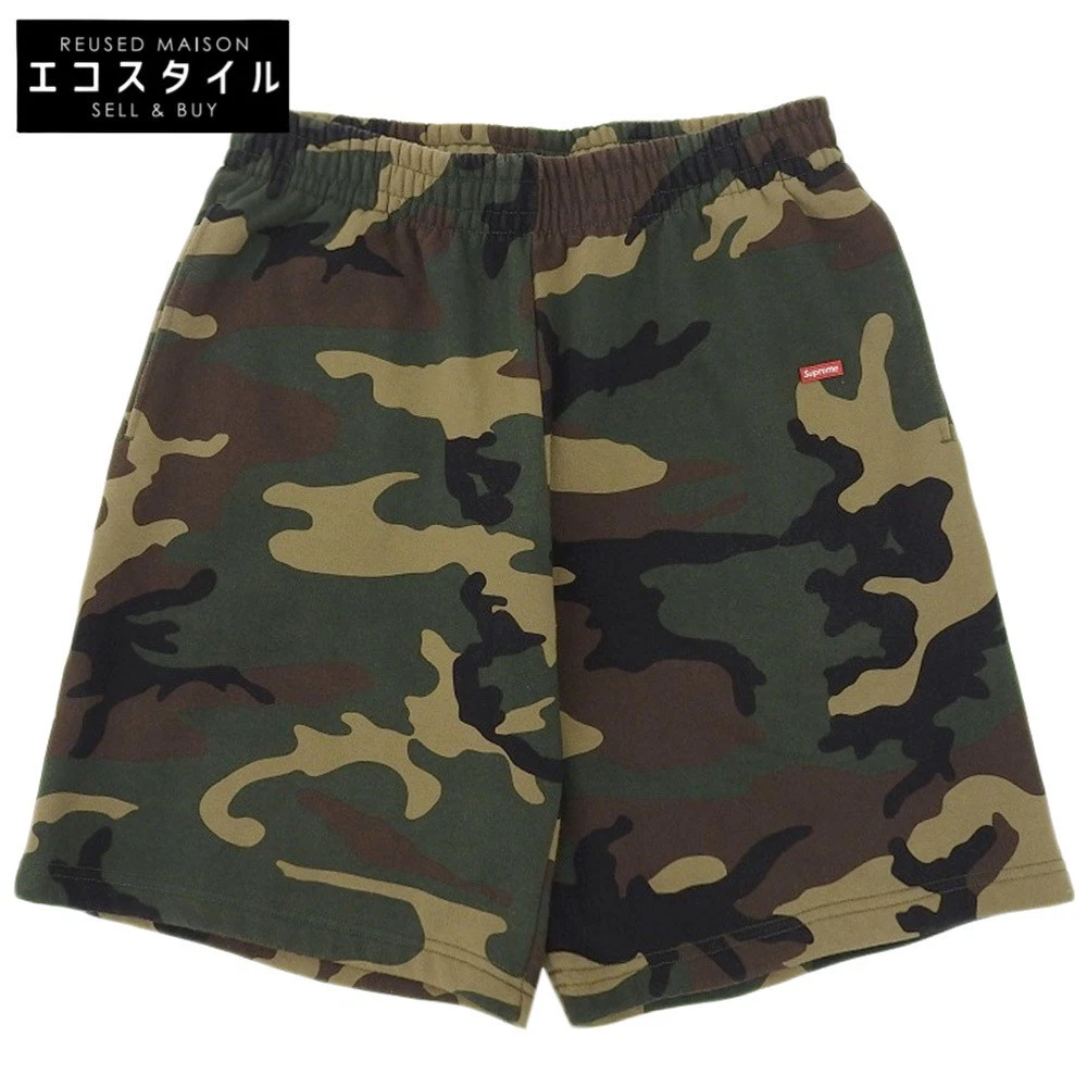 Beauty Supreme petite boîte sweat short bas homme s Woodland camouflage vert M