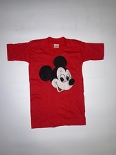 Vintage Walt Disney Mickey T-Shirt Size Medium Single Stitch Made In USA Kids