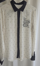 **Harry Potter Bluse Damen Gr. S 36 Langarm Karte des Rumtreibers Merch**