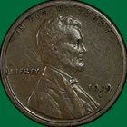 1919-S Lincoln Wheat Cent Almost Uncirculated AU Coin #38148