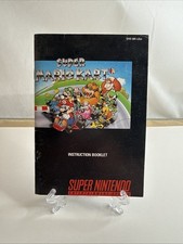 Super Mario Kart SNES Super Nintendo Instruction Booklet Manual SNS-MK-USA Game