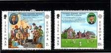 ISLE OF MAN #174-175 1980 EUROPA MINT VF NH O.G b