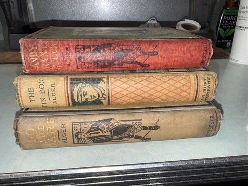 HORATIO ALGER, JR. LOT OF 3 HURST & CO. Early 1900s Hardcover - Picture 8 of 12