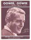 OOWEE OOWEE Robin/Donato/Andre 1965 PERRY COMO Vintage Sheet Music