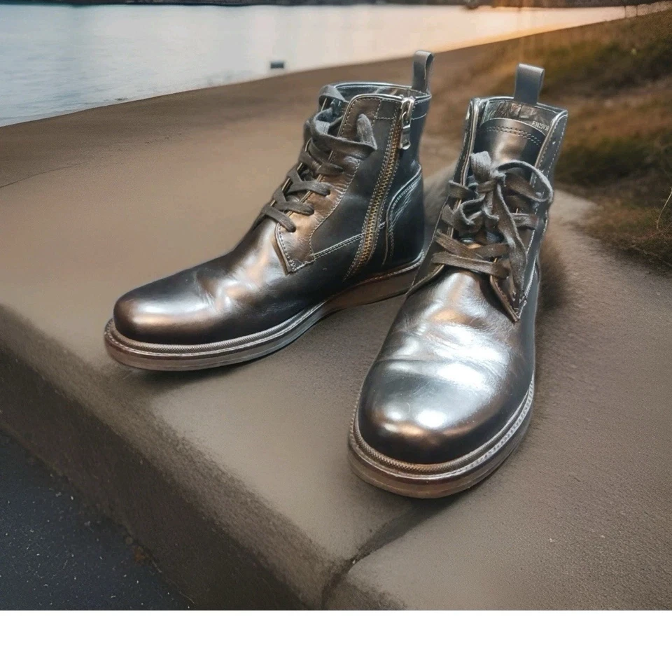 Botas de combate John Varvatos para hombre talla 10,5 EE. UU. Foto 3 de 4