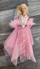 1988 Barbie Super Star Award Winning Movie Star Pink Dress Vintage