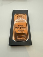 1 kg Germania Mint Copper Cast Bar 999 Fine 1 kilo kilogram Bullion 1000g Ingot