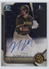 2022 Bowman Draft Chrome Draft Pick Auto Nathan Martorella #CDA-NM Auto 10yf