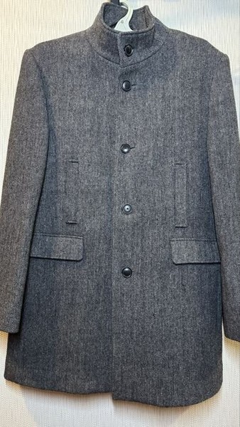 Men Selected Coat Grey  XL