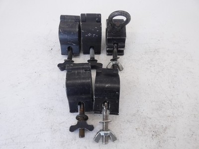*Lot of 5* Light Source Black Half Mega-Coupler 1100LBS