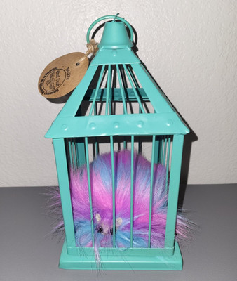 Harry Potter Colorful Pygmy Puff, Ginny Weasley's Pet, Handmade in Metal Crate