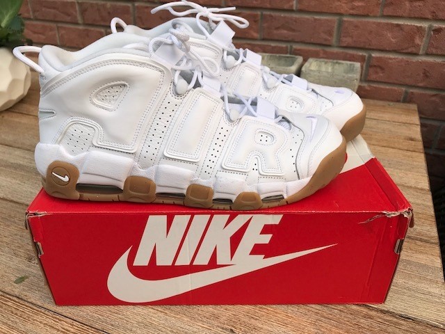 Nike Air More Uptempo White/Gum Size 13 Brand new with box Never Worn Mens Shoes Nike Air More Uptempo White/Gum Size 13 Brand new with box Never Worn Mens Shoes