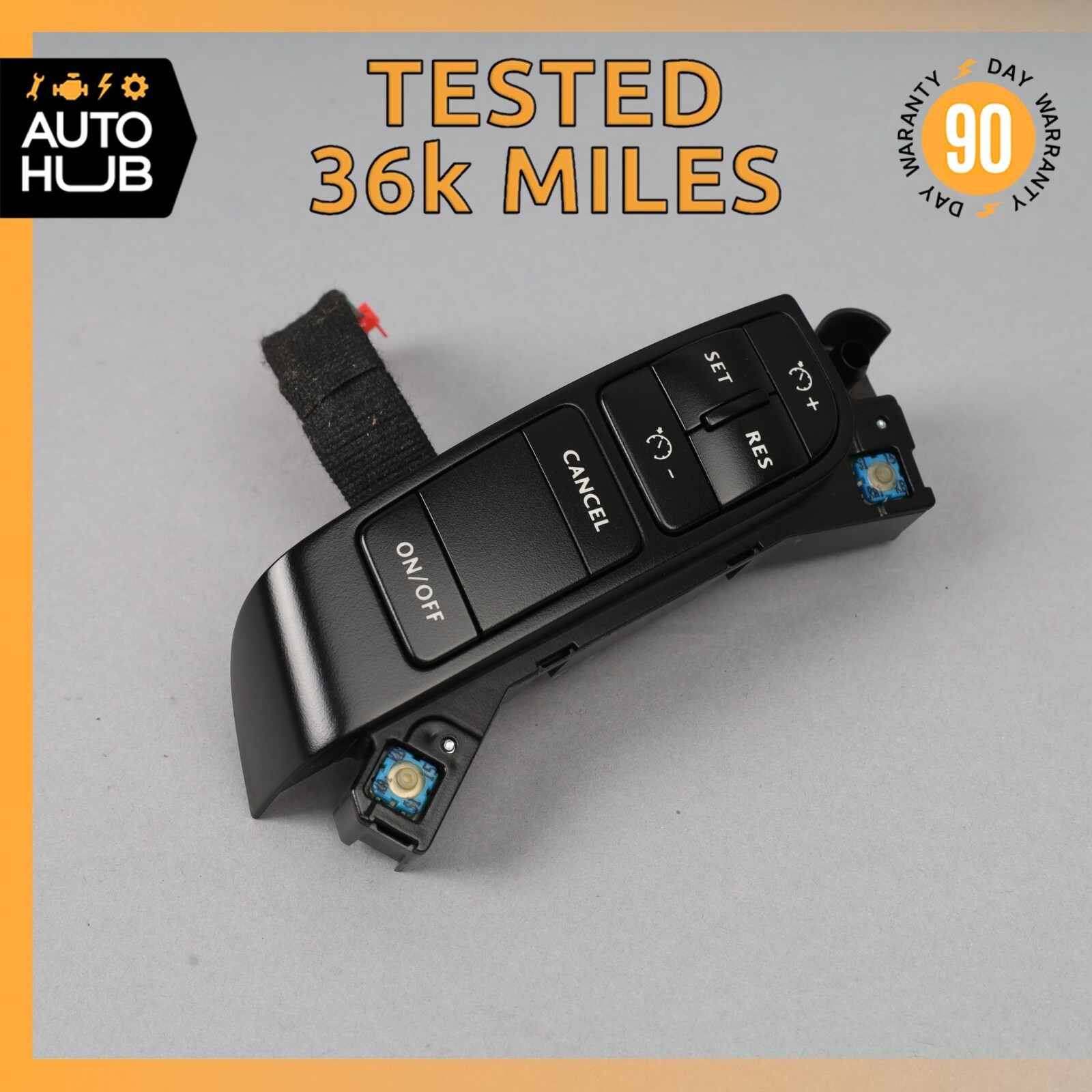 03-12 Bentley Continental GT Left Steering Wheel Control Switch Button OEM 36k
