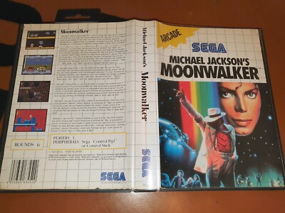 ## SEGA Master System - Michael Jackson´s Moonwalker / MS Spiel gebraucht ##