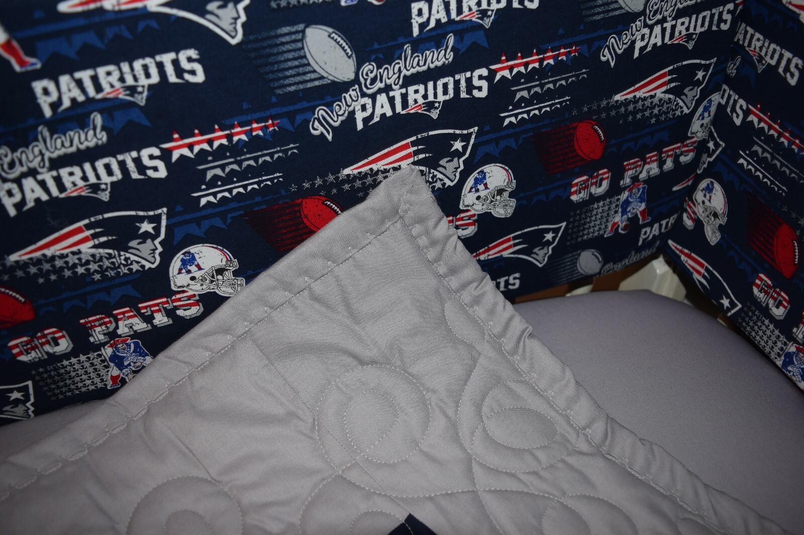 patriots crib bedding set